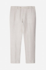 Hose aus Leinen in Hellbeige
