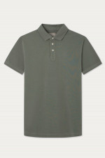 Poloshirt in Oliv