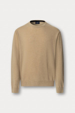 Woll-Mix Pullover in Cashew