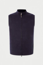 Baumwoll Gilet in Navy