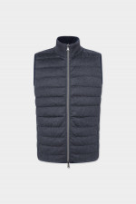 Wendegilet in Grau