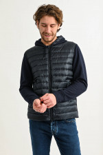 Hybrid Jacke in Navy
