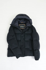 Steppjacke aus Seide-Cashmere-Mix in Navy