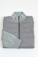 Hybrid Bomberjacke in Grau