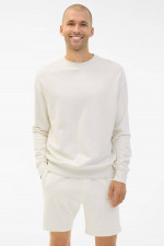 Frottee-Bermudashorts in Creme