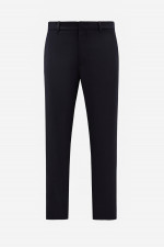 Hose aus Schurwolle in Navy