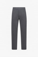 Joggers mit Logo-Patch in Anthrazit