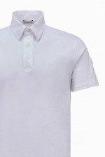 Poloshirt aus Baumwolle in Weiß