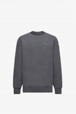 Sweater mit Logo-Aufnäher in Anthrazit