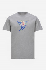 T-Shirt mit Aufdruck in Grau