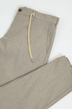 Woll-Optik Hose in Beige