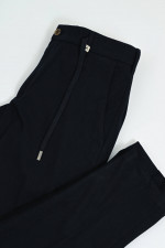 Woll-Optik Hose in Navy
