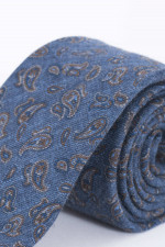 Krawatte in Blau gemustert