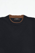 Pullover aus Woll-Cash-Seiden-Mix in Anthrazit