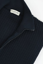 Strickjacke mit Struktur in Navy