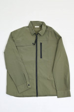 Leichte Zipp-Jacke in Khaki