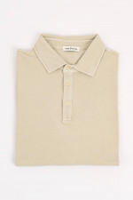 Polo-Shirt aus Baumwolle in Beige