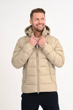 Vegane Steppjacke BORIS in Beige