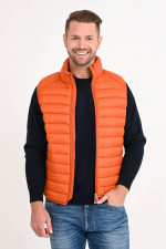 Vegane Steppweste ADAM in Burnt Orange