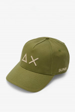 Basecap mit Logo-Detail in Verde Scuro