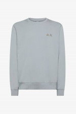 Crewneck Pullover in Hellgrau