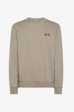 Crewneck Pullover in Stone