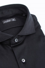 Jerseyhemd in Schwarz