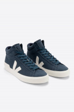 High-Top-Sneaker MINOTAUR aus Veloursleder in Navy