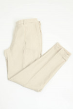 Hose aus Leinen in Hellbeige