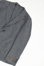 Sakko GIRO aus Schurwolle in Grau gemustert