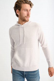 Cashmere Hoodie in Natur