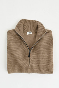 Strickweste aus Woll-Cashmere-Mix in Beige