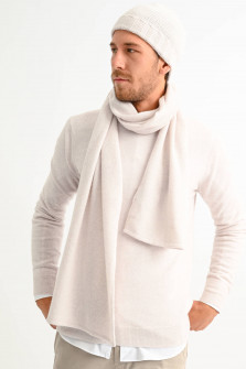 Cashmere Schal in Natur