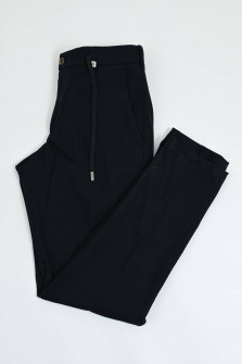 Woll-Optik Hose in Navy