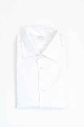 Hemd aus Baumwoll-Mix in Weiß