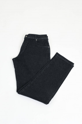 Jeans DANTE mit Cashmere-Mix in Schwarz