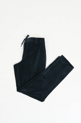 Breitcordhose in Navy