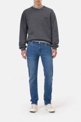 Jeans UNITY SLIM 5-Pocket Style in Mittelblau