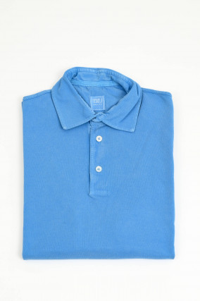 Polo-Shirt in Türkisblau