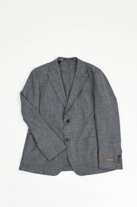 Sakko GIRO aus Schurwolle in Grau gemustert