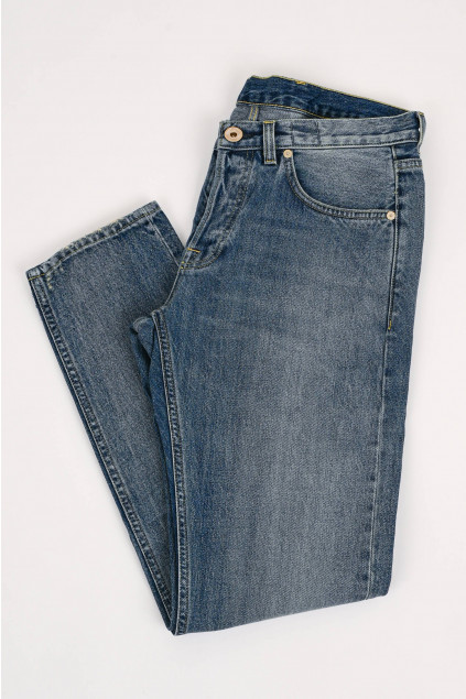 Slim Fit Jeans in Mittelblau