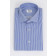 Hemd aus Baumwoll-Twill in Blau/Weiß gestreift