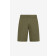 Shorts aus Leinen-Baumwoll-Mix in Khaki