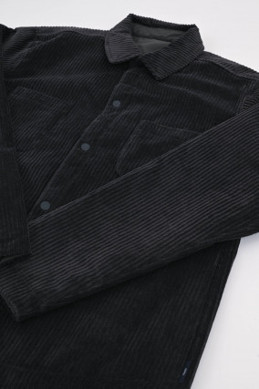 Reversible Overshirt in Anthrazit