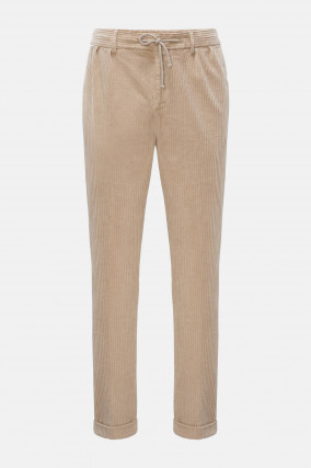 Cord Hose OYSTER in Beige