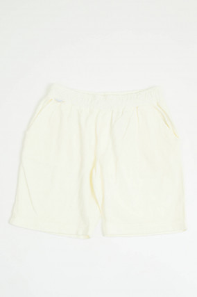 Frottee-Bermudashorts in Ivory