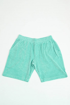 Frottee-Bermudashorts GRÜNER in Türkis