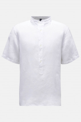 Kurzarm Hemd LINEN GURU in Weiß