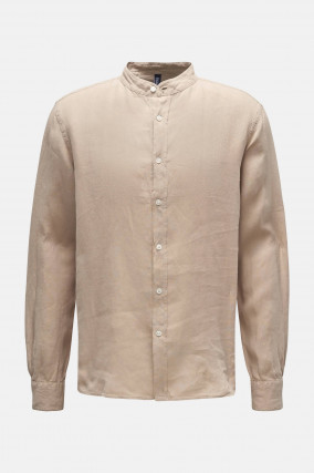 Leinen Hemd LINEN GURU in Taupe