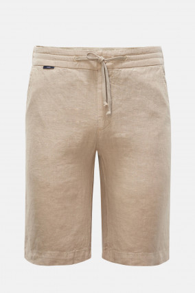 Bermuda LINEN BERMUDA in Taupe